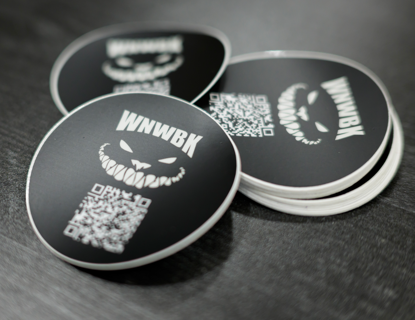 World News with BK sticker w/scannable QR code, 10-pack